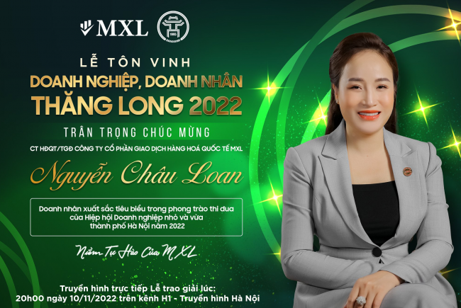 CT HĐQT MXL Nguyễn Châu Loan - Doanh nhân xuất sắc 2022